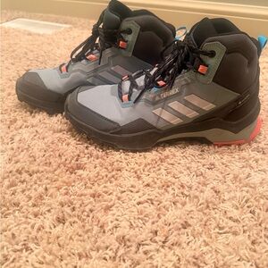 Adidas Terrex Black and blue/Gray Outdoor hiking Boots